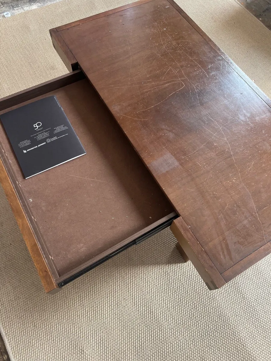 Coffee table TV table walnut - Image 2