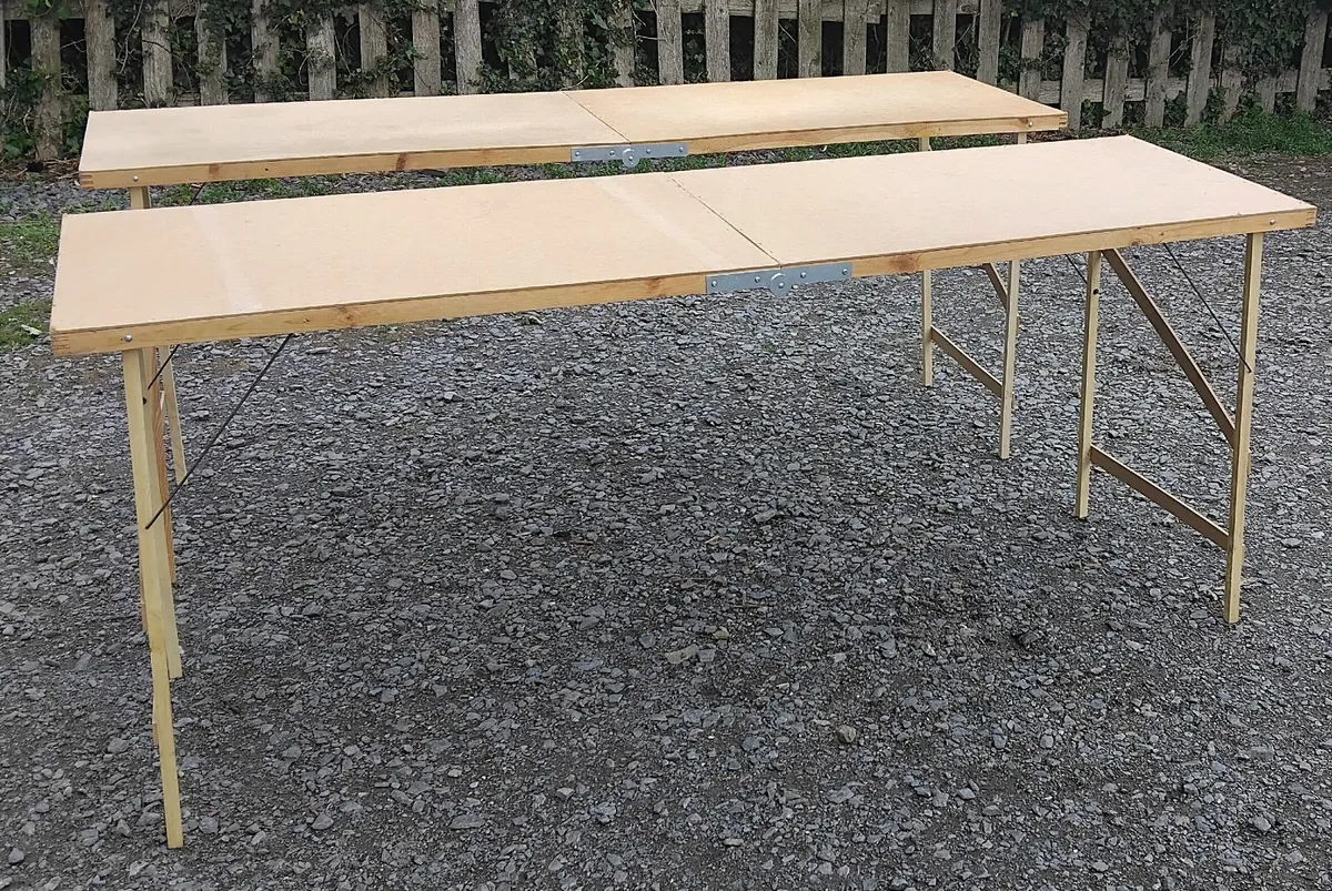 Folding Tables. Clothes Rack. Display /Boot Sale - Image 1
