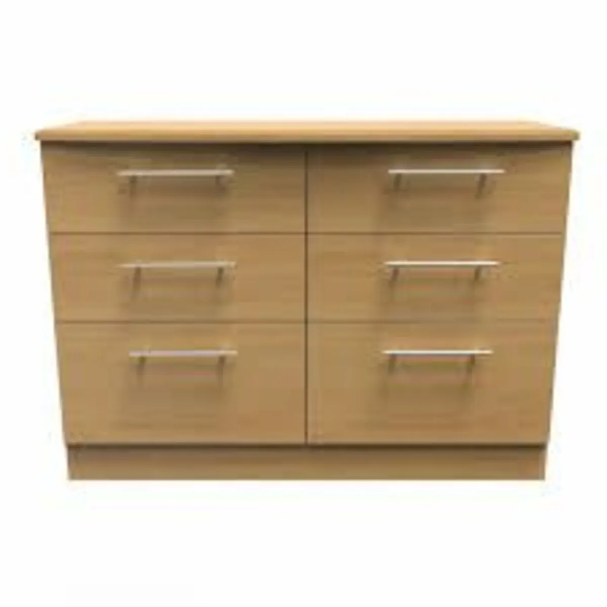 Sherwood Oak 6 Drawer Midi Chest - Image 1