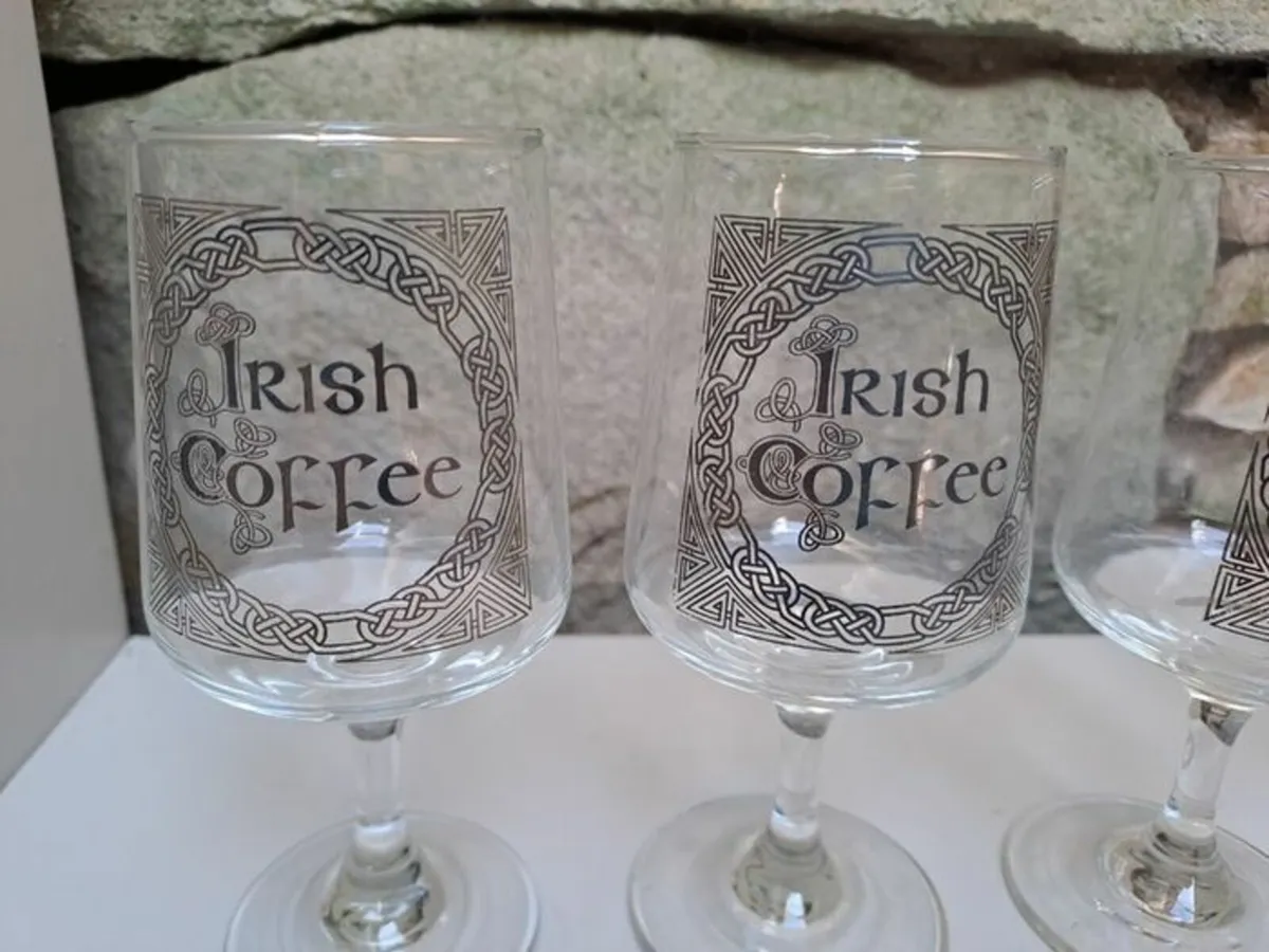 4 Irish Coffee glasses - Image 2