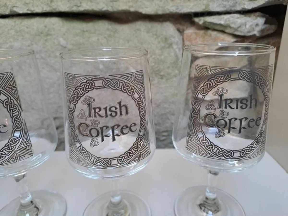 4 Irish Coffee glasses - Image 3