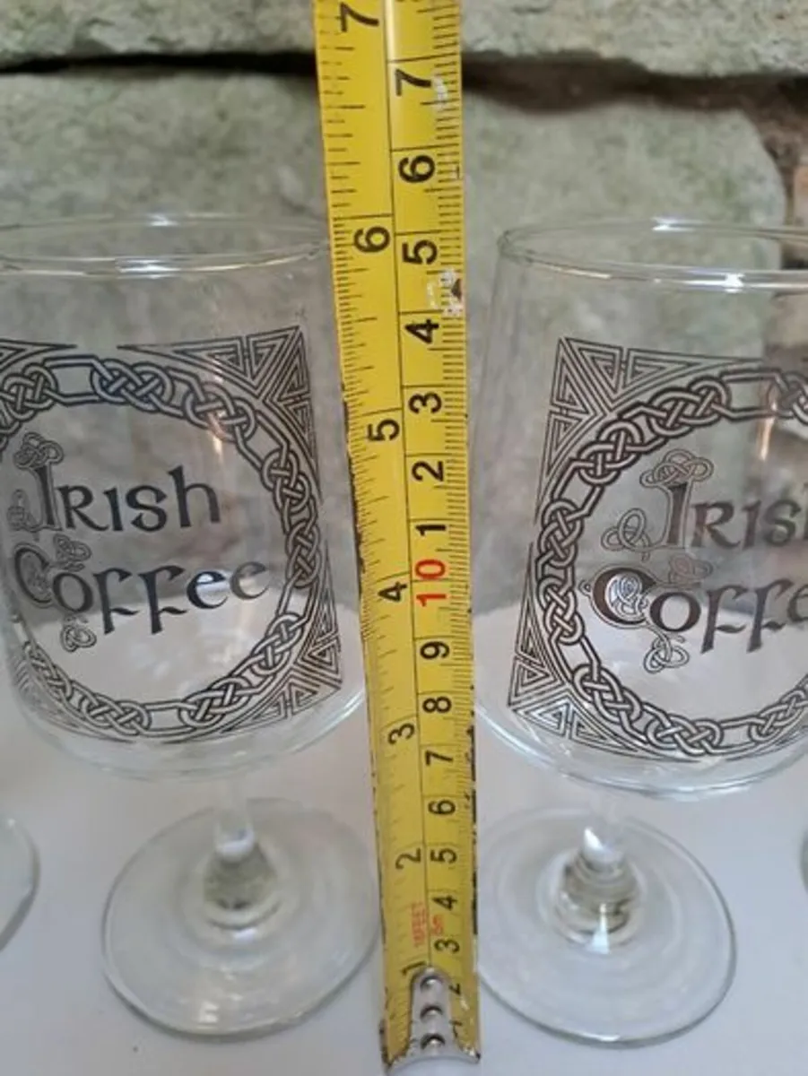 4 Irish Coffee glasses - Image 4