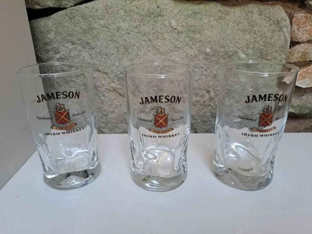 3 Jameson Glasses - Image 1