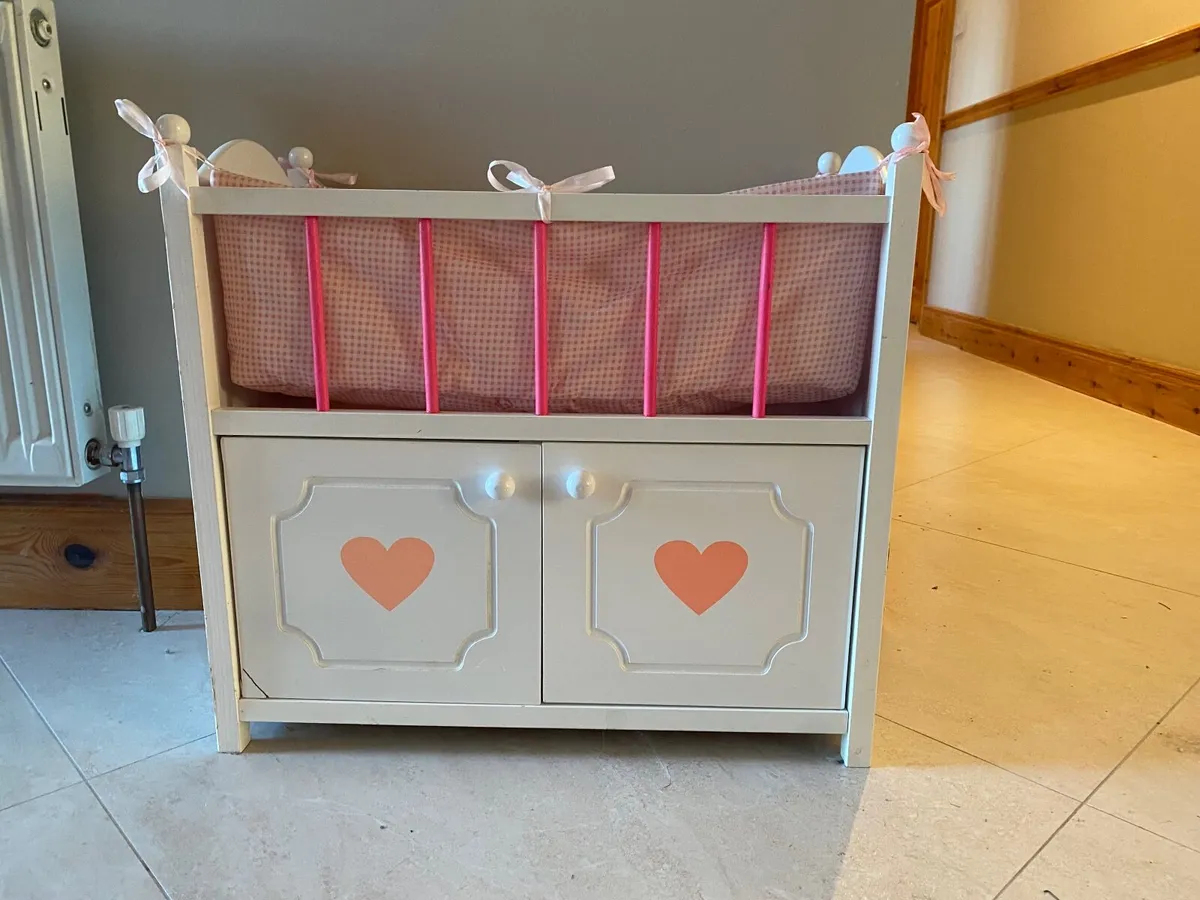 Dolls Pram + Cot - Image 2