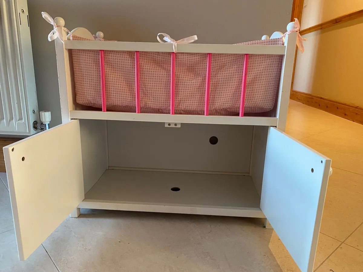 Dolls Pram + Cot - Image 4