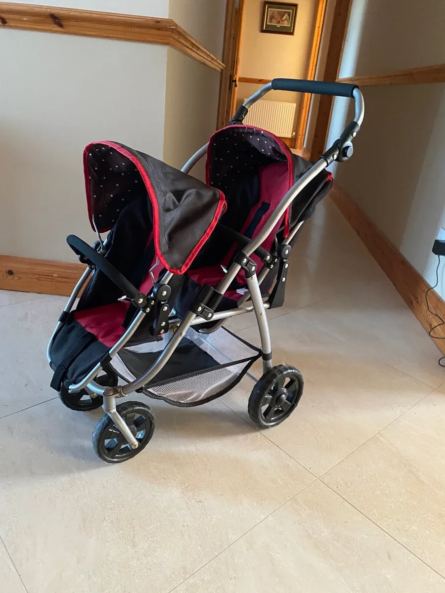 Dolls Double Buggy and High Chair - Image 2