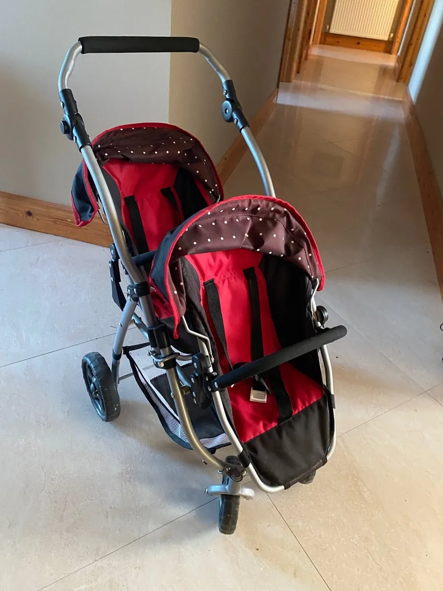 Dolls Double Buggy and High Chair - Image 3