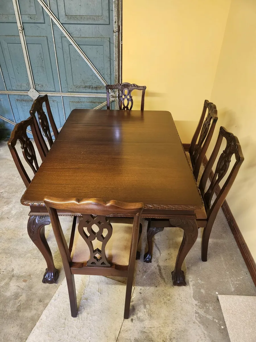 Hardwood Mahogany Table - Image 1