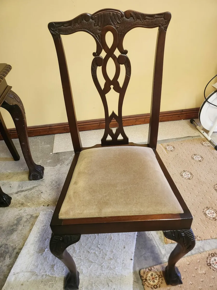 Hardwood Mahogany Table - Image 3