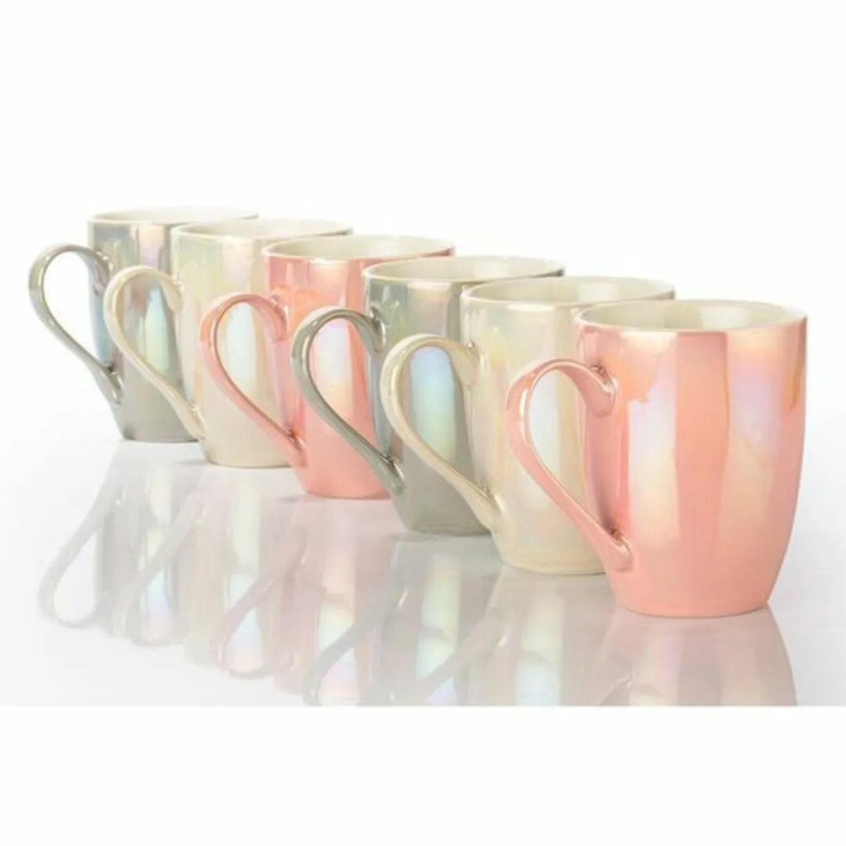 Bornaman Bone China Mug Set of 6 - Image 1