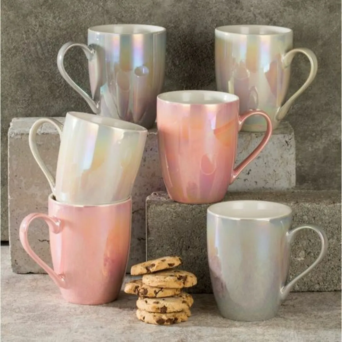 Bornaman Bone China Mug Set of 6 - Image 2