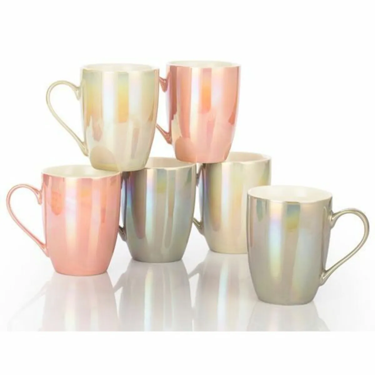 Bornaman Bone China Mug Set of 6 - Image 3