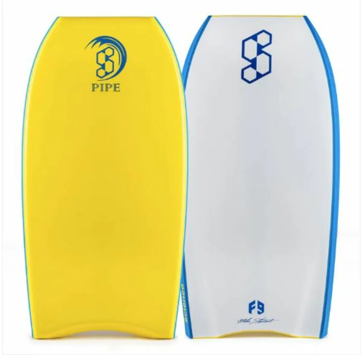 Science Pipe Bodyboard Yellow White- 42 Inch