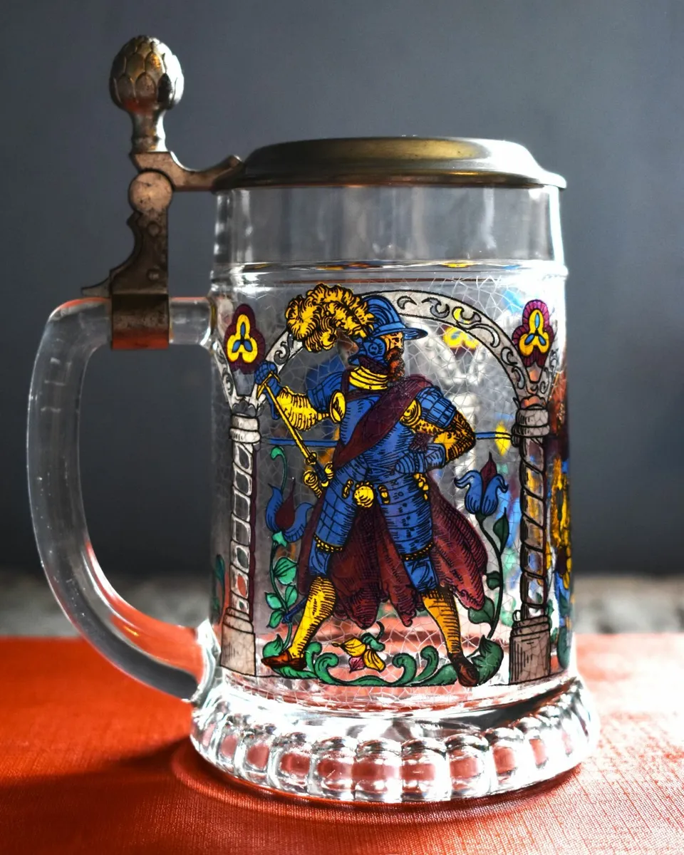 Vintage BMFN Three Musketeers  German Beer Stein - Image 2