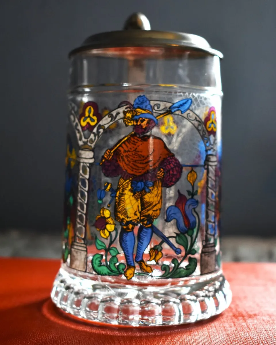 Vintage BMFN Three Musketeers  German Beer Stein - Image 3