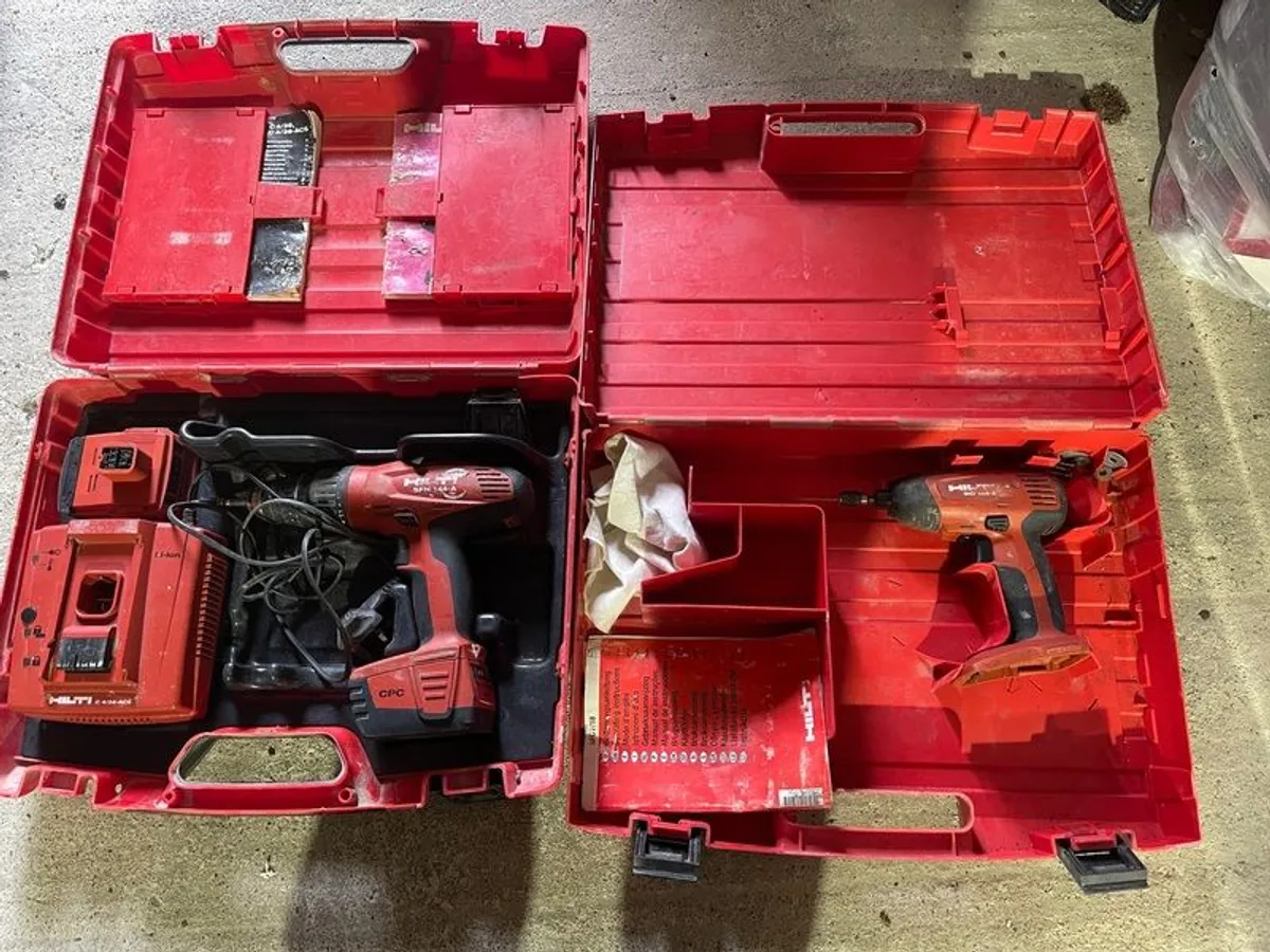 Hilti  screwgun and Hilti impact driver - Image 1