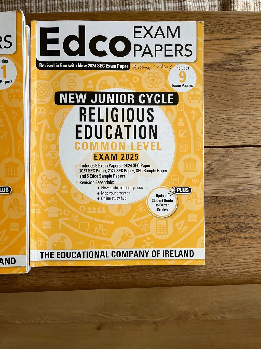 EDCO 8 x New Junior Cycle Exam Papers 2025 - Image 3