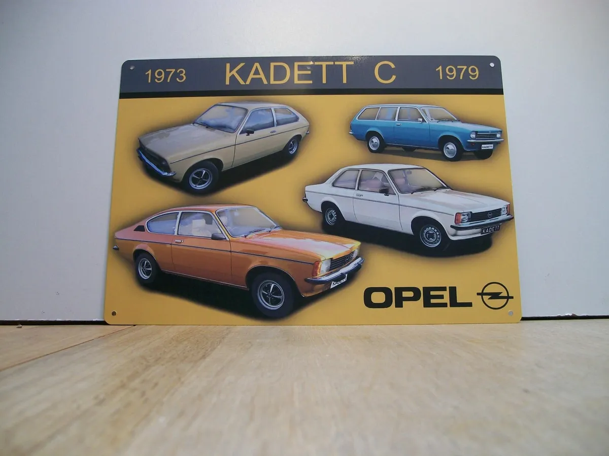 Opel Kadett C classic car sign - Image 1