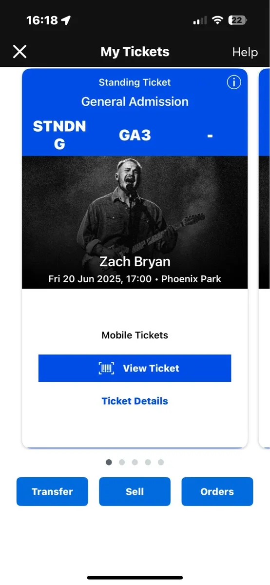 2 Zach Bryan Friday 20th tickets Phoenix park