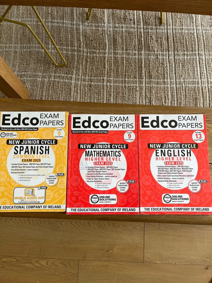 EDCO 8 x New Junior Cycle Exam Papers 2025 - Image 4