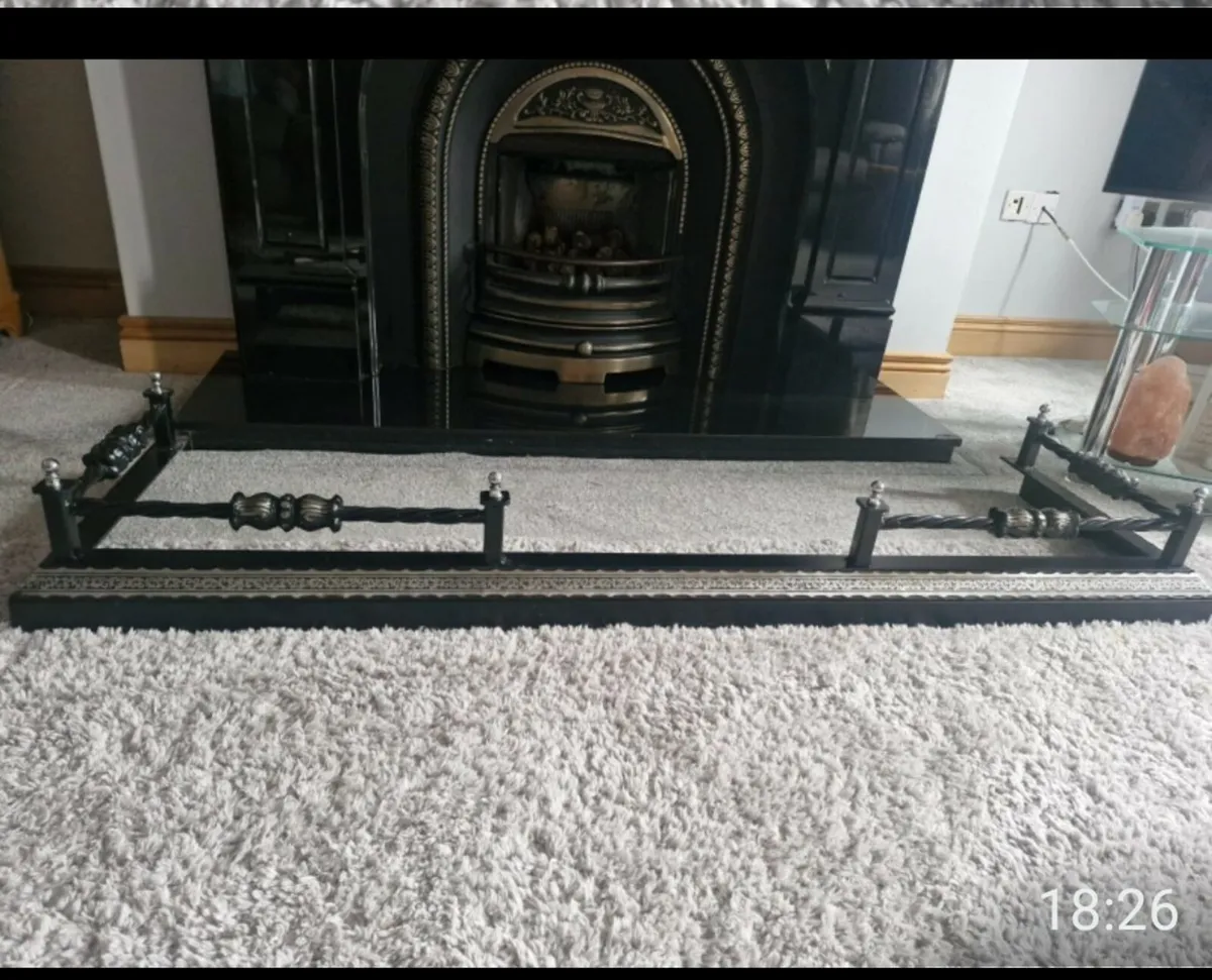 Black Marble fireplace - Image 4