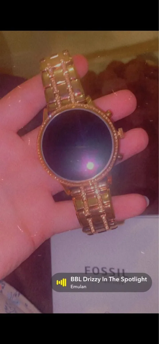 Rose Gold Fossil Smartwatch Gen5 - Image 4