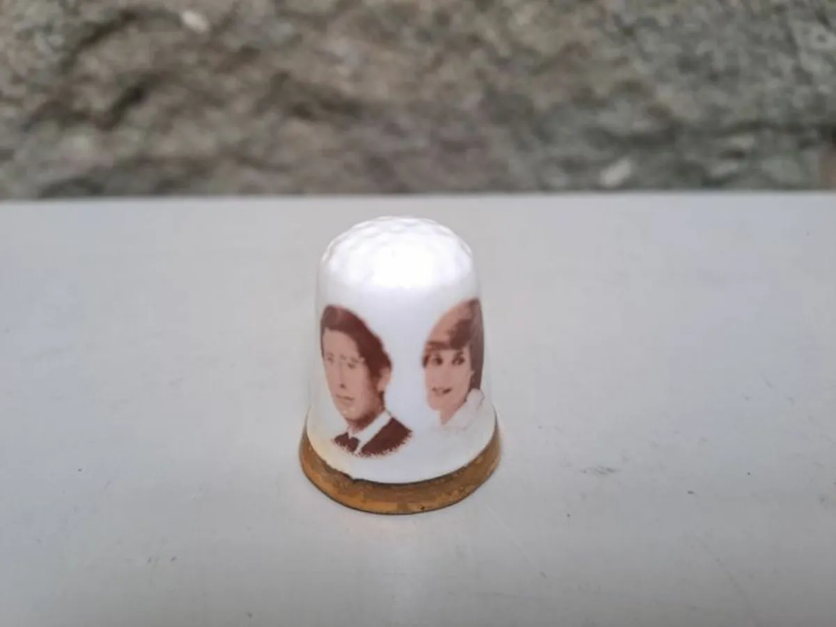 Charles and Diana wedding day Thimble - Image 1