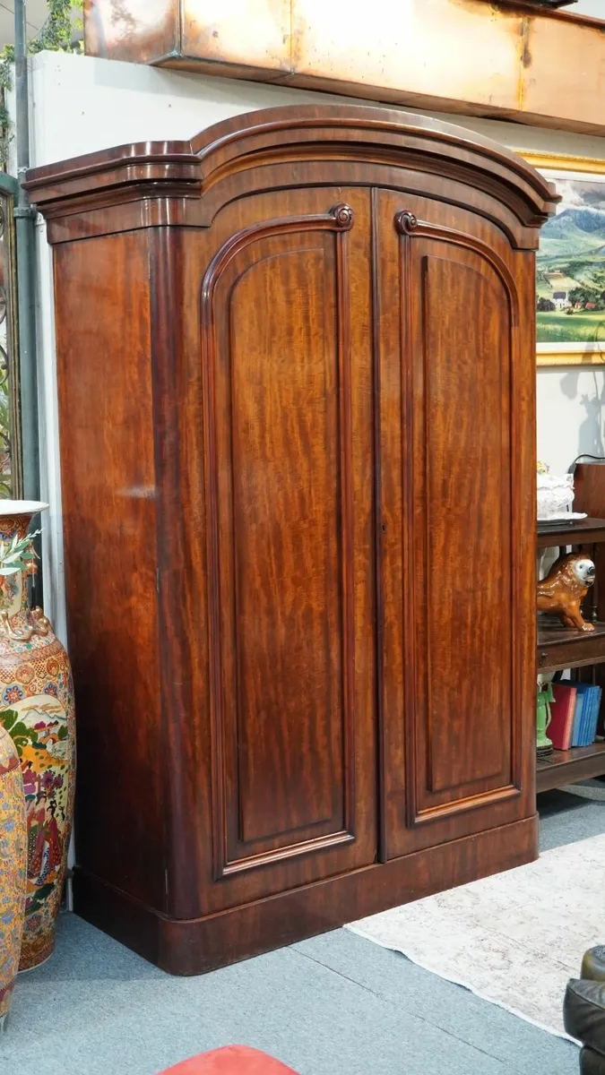 Original Victorian Mahogany Wardrobe c.1860 - Image 1