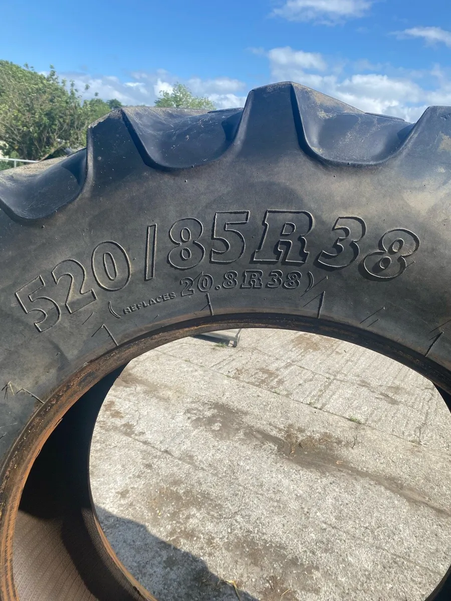 4 Used Tractor Tyres - Image 4