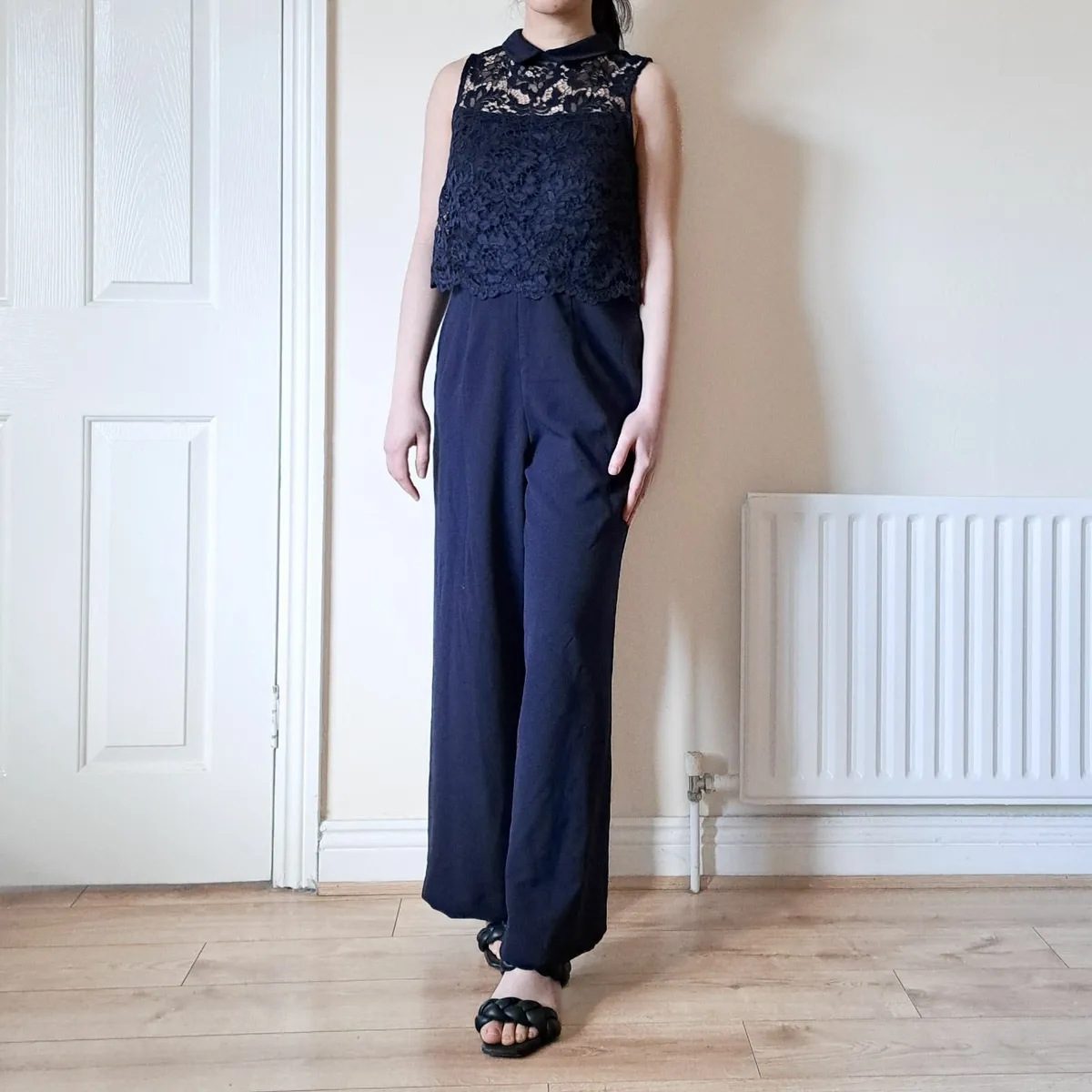 Julia Jordan Navy Bodysuit Sleeveless 10UK/38EU - Image 2