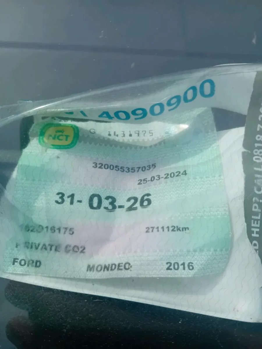 162 ford mondeo  ncrd anf taxed read add - Image 3