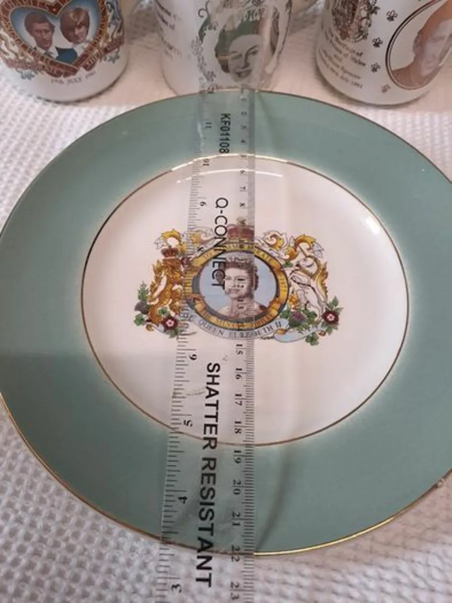 Queen Elizabeth II Silver Jubilee Plate - Image 2