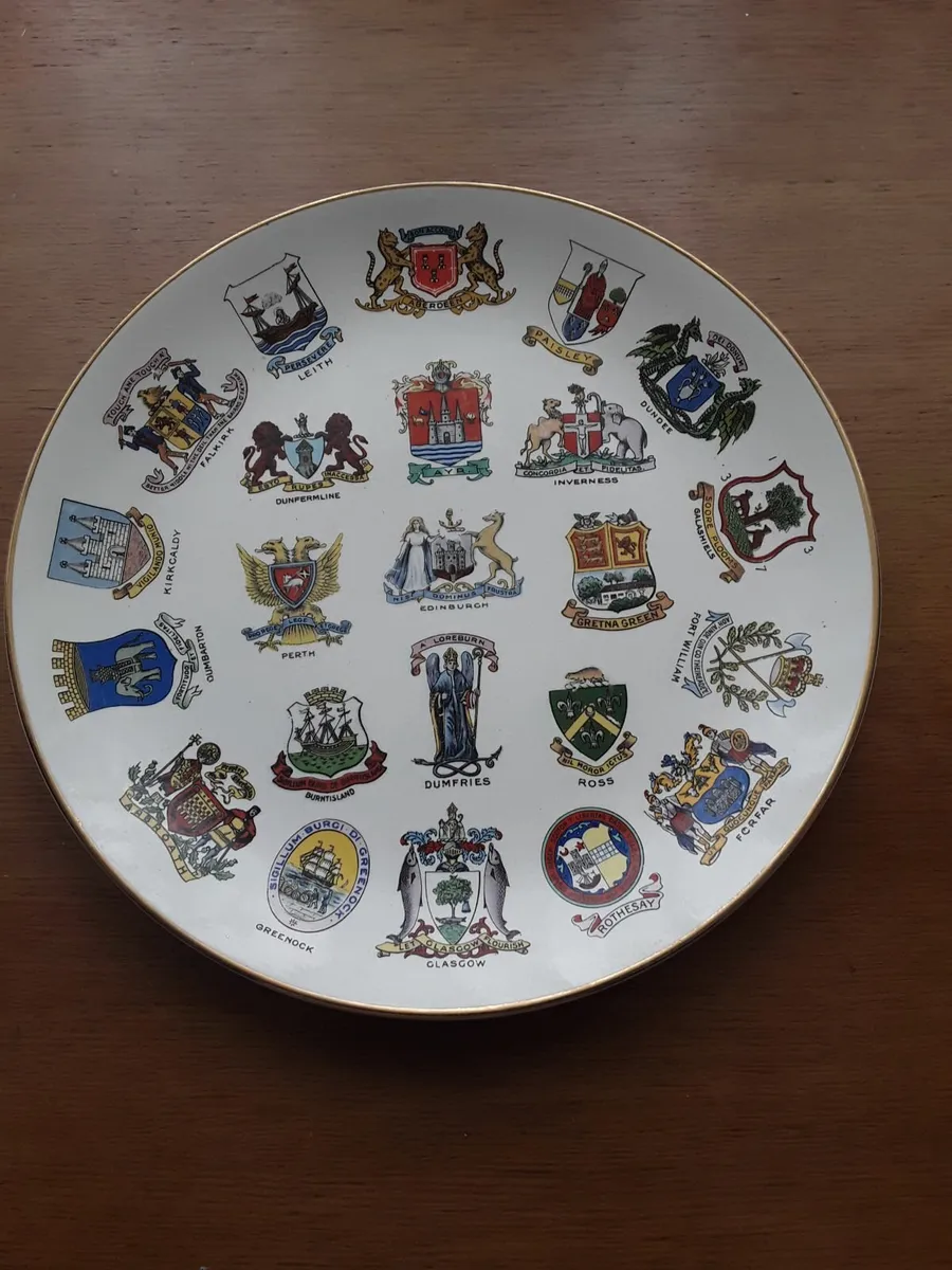 Family tree plate Edinburgh - Image 1