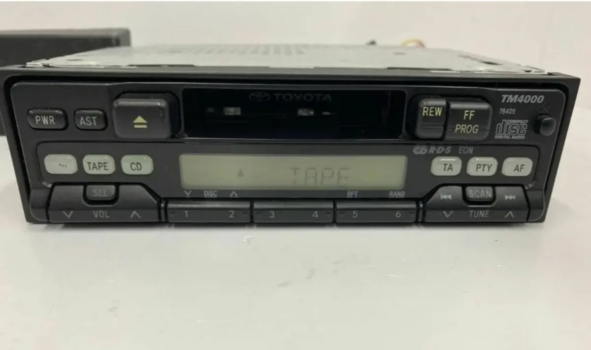 Toyota Panasonic Single Din Radio Cassette TM4000 - Image 1