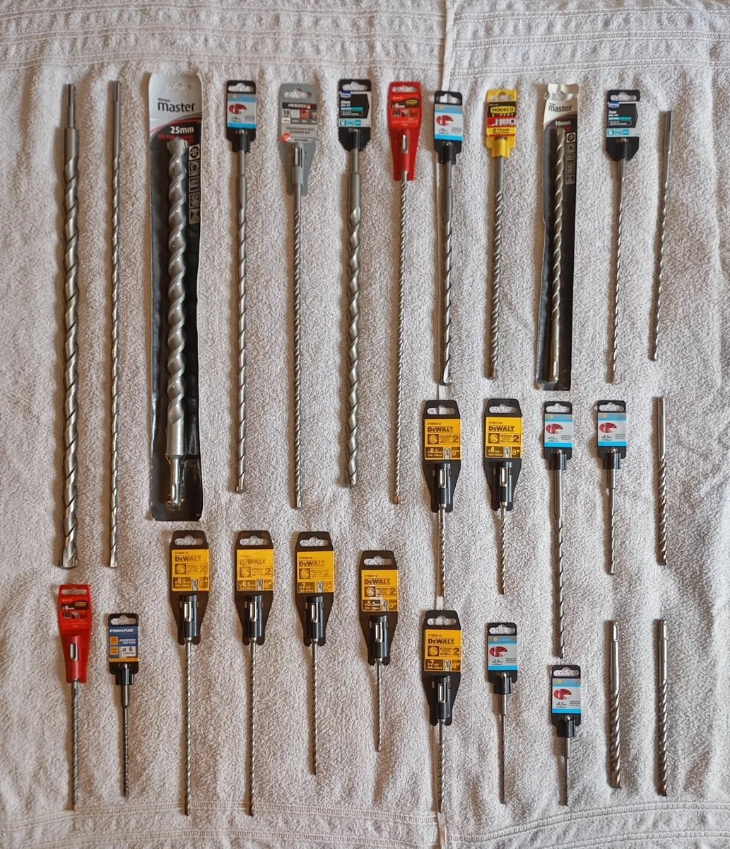 Bundle of 28 SDS Masonry Drill Bits - Image 1