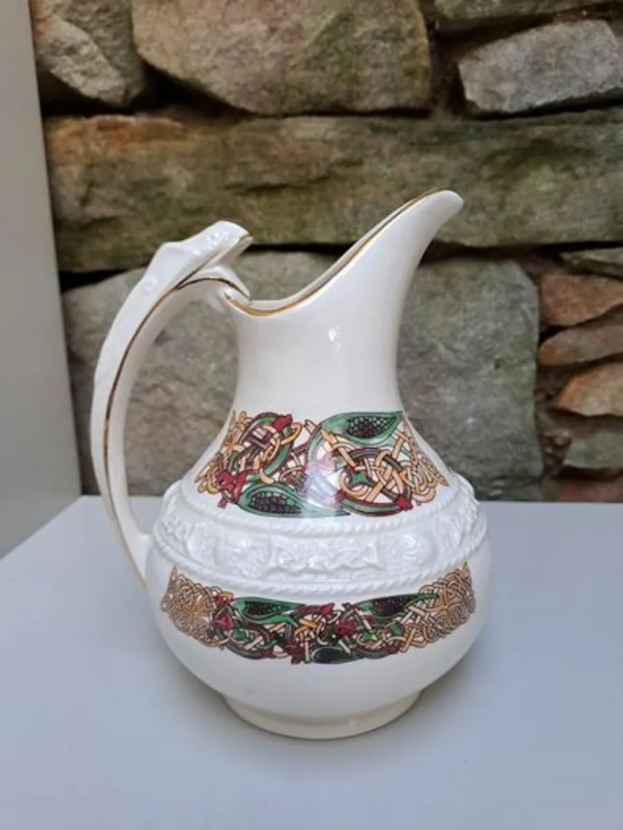 Vintage Celtic pitcher CRE Porcelain - Image 1