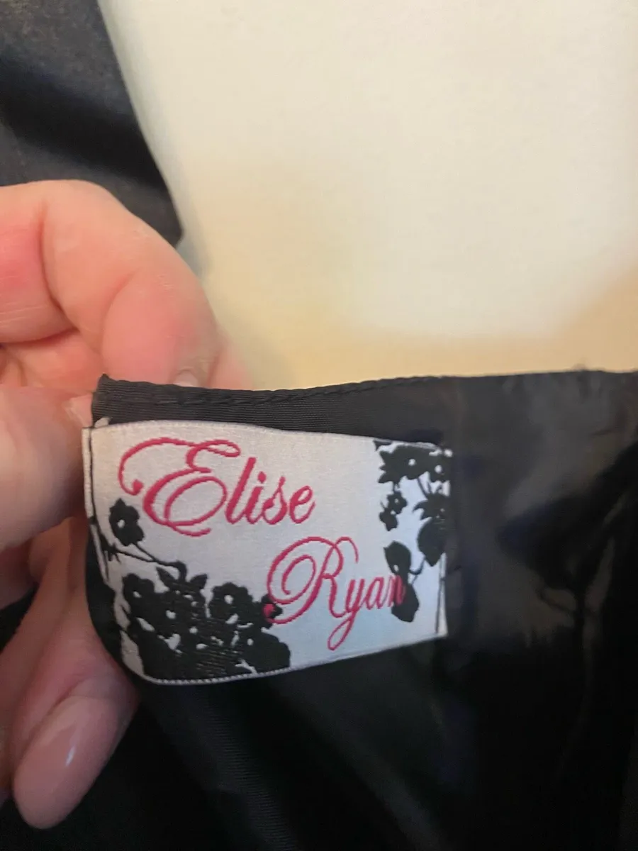 Black taffeta dress - Image 4