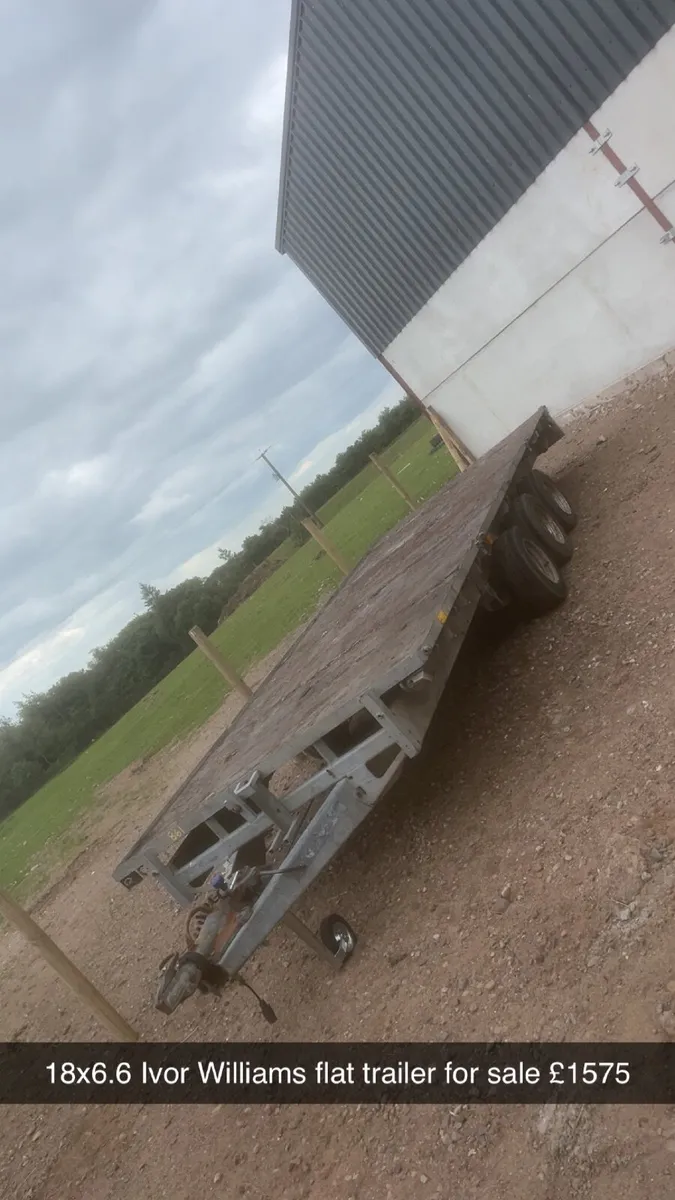 18ft Ivor Williams trailer
