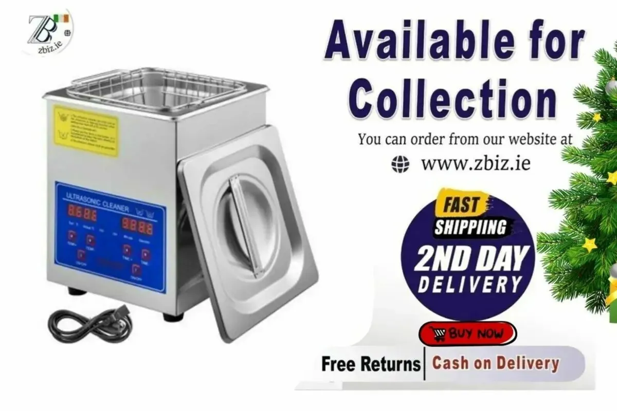 Perfect 2L Ultrasonic Cleaner for Delicate Objects - Image 1