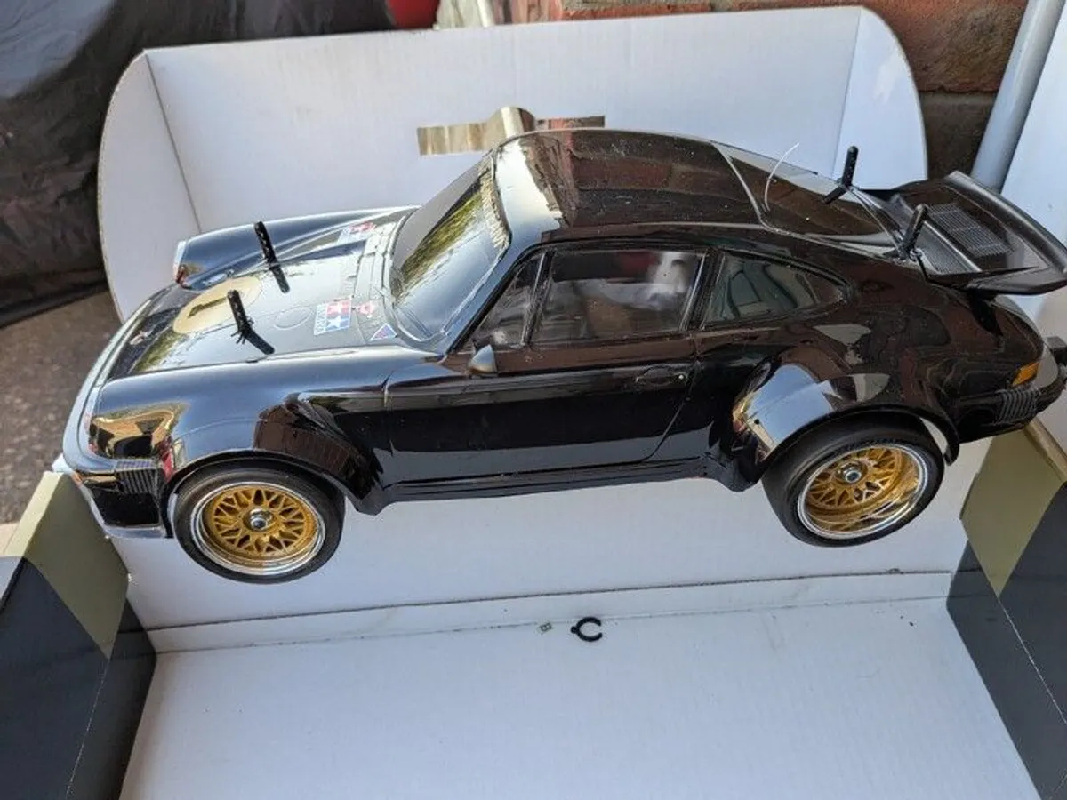 Porsche Turbo RSA Type 934 1/10th scale radio control 4WD High Performance Racing Car Black Edition - Image 3