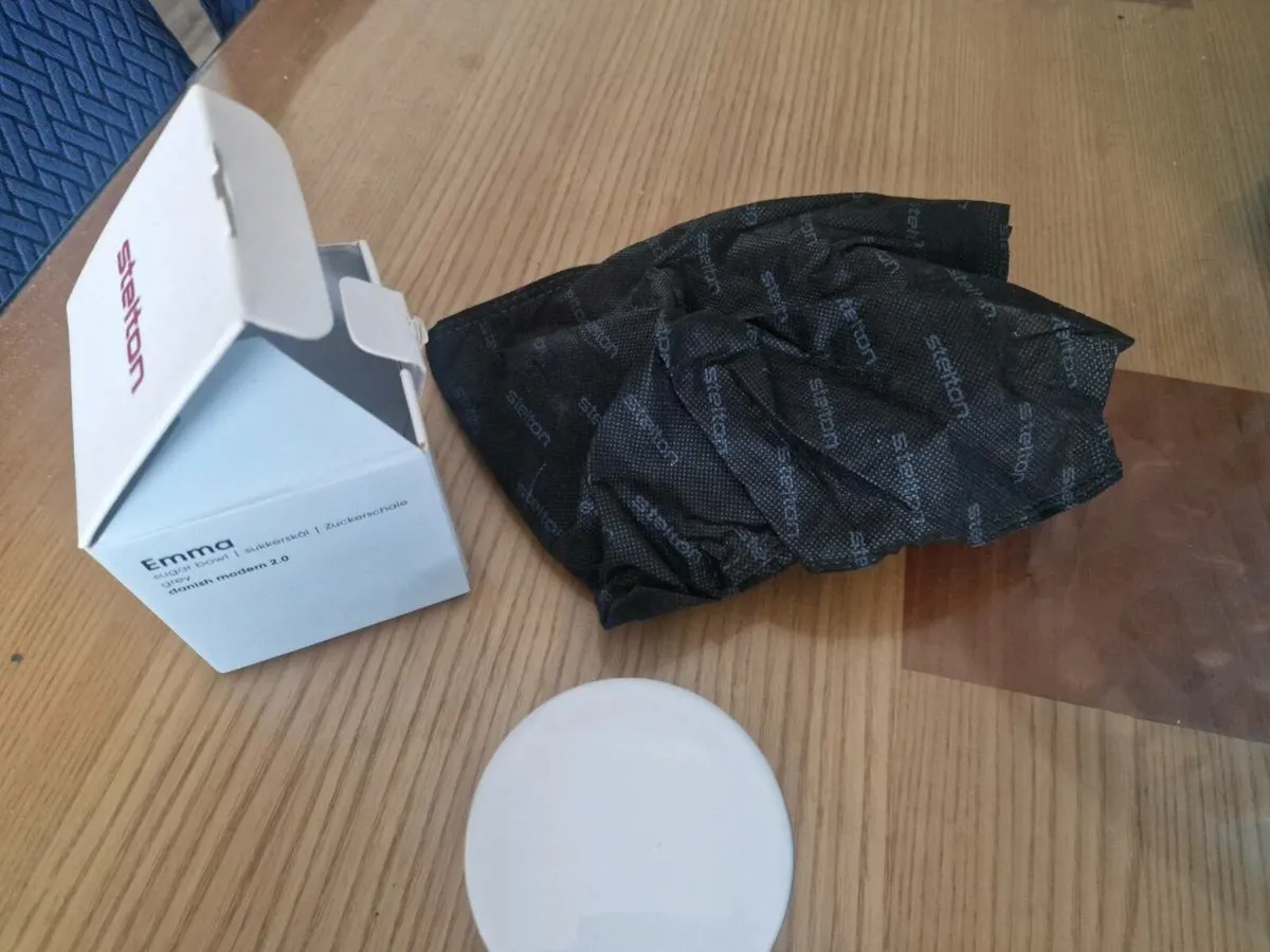 New grey stelton sugar bowl - Image 2