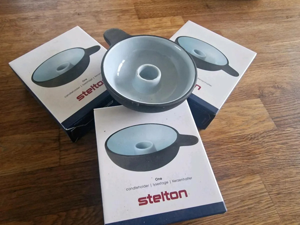 Stelton candle holder x 4 - Image 1