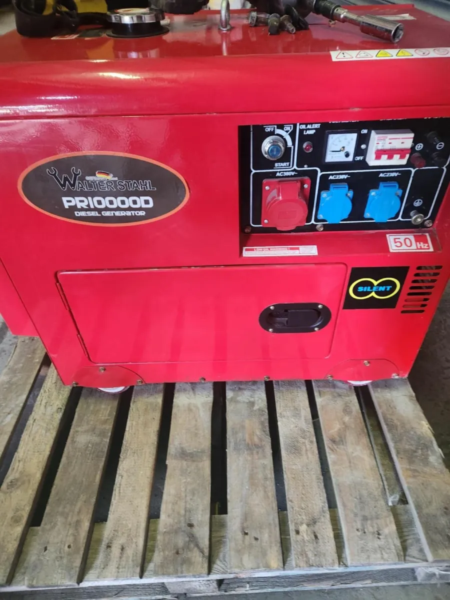 Diesel Generator, Petrol Mixer & 2Petrol Road Saws - Image 1