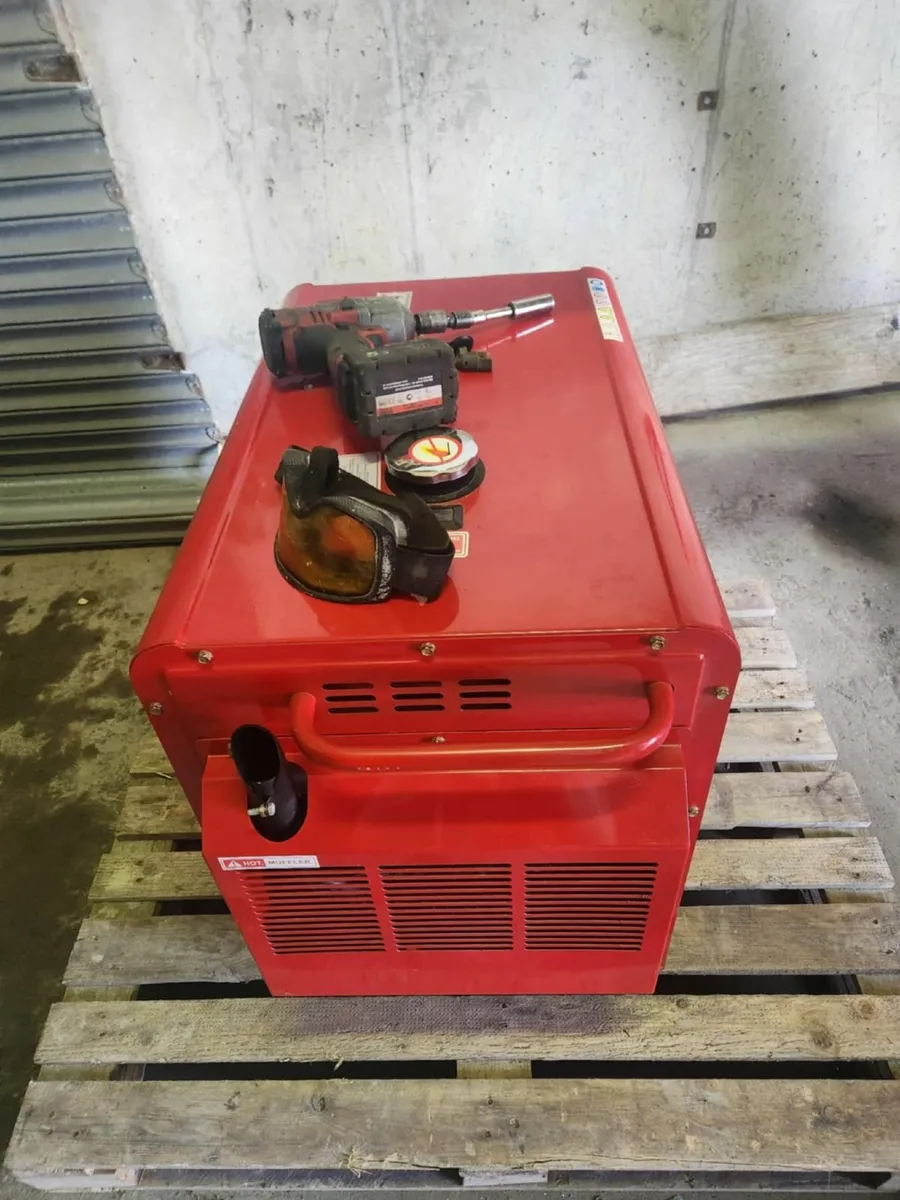 Diesel Generator, Petrol Mixer & 2Petrol Road Saws - Image 2
