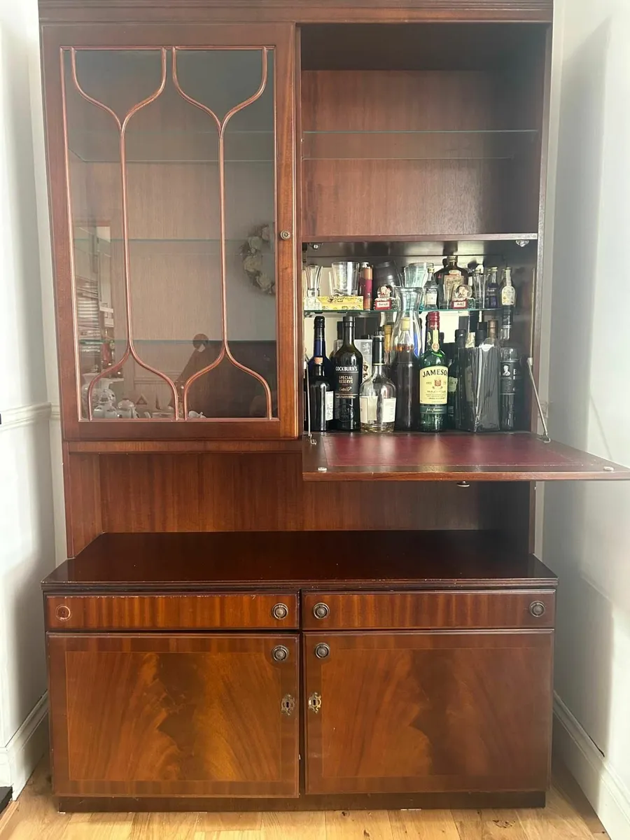 Mahogony display cabinet - Image 3