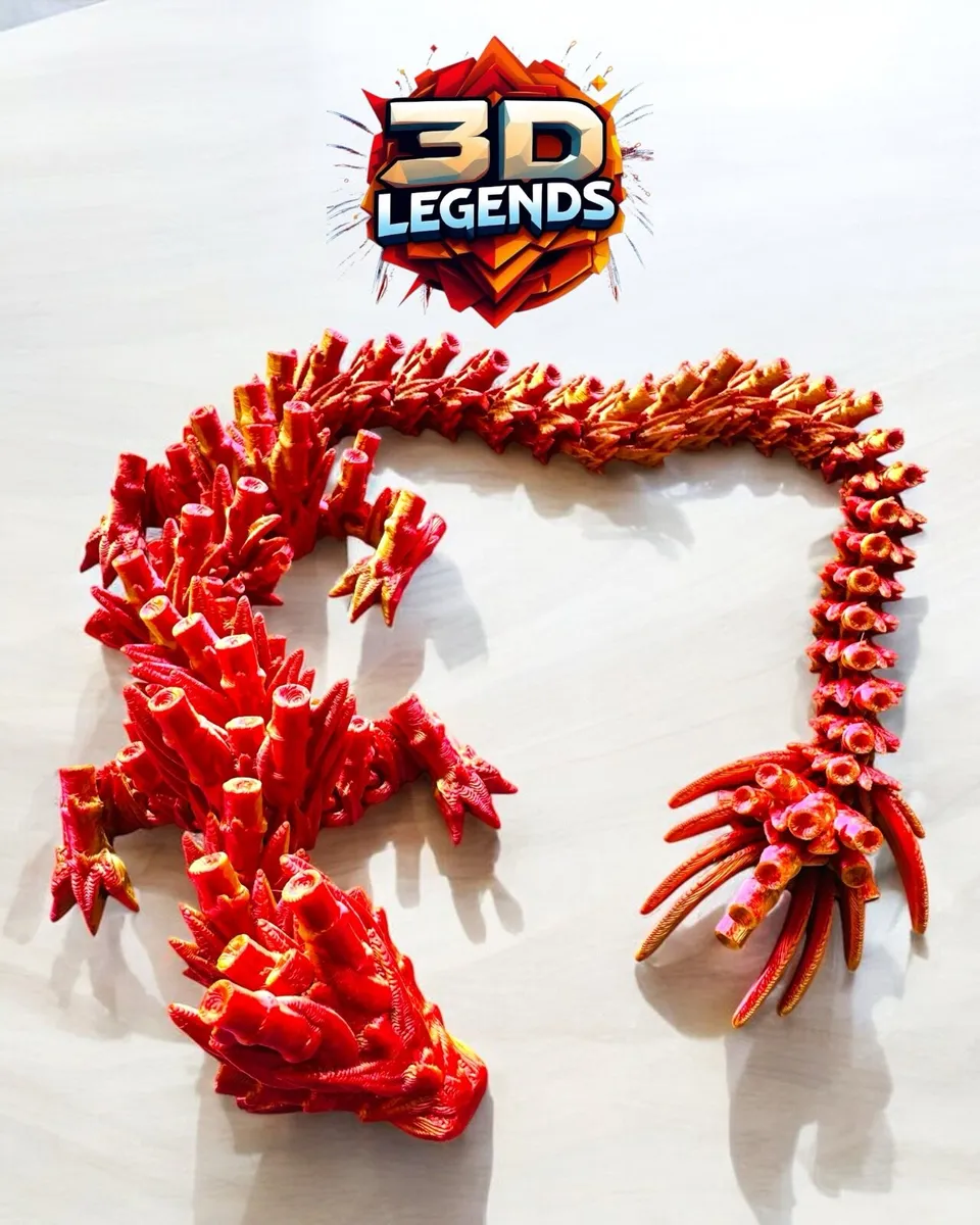 3D printed dragon with egg - Image 2