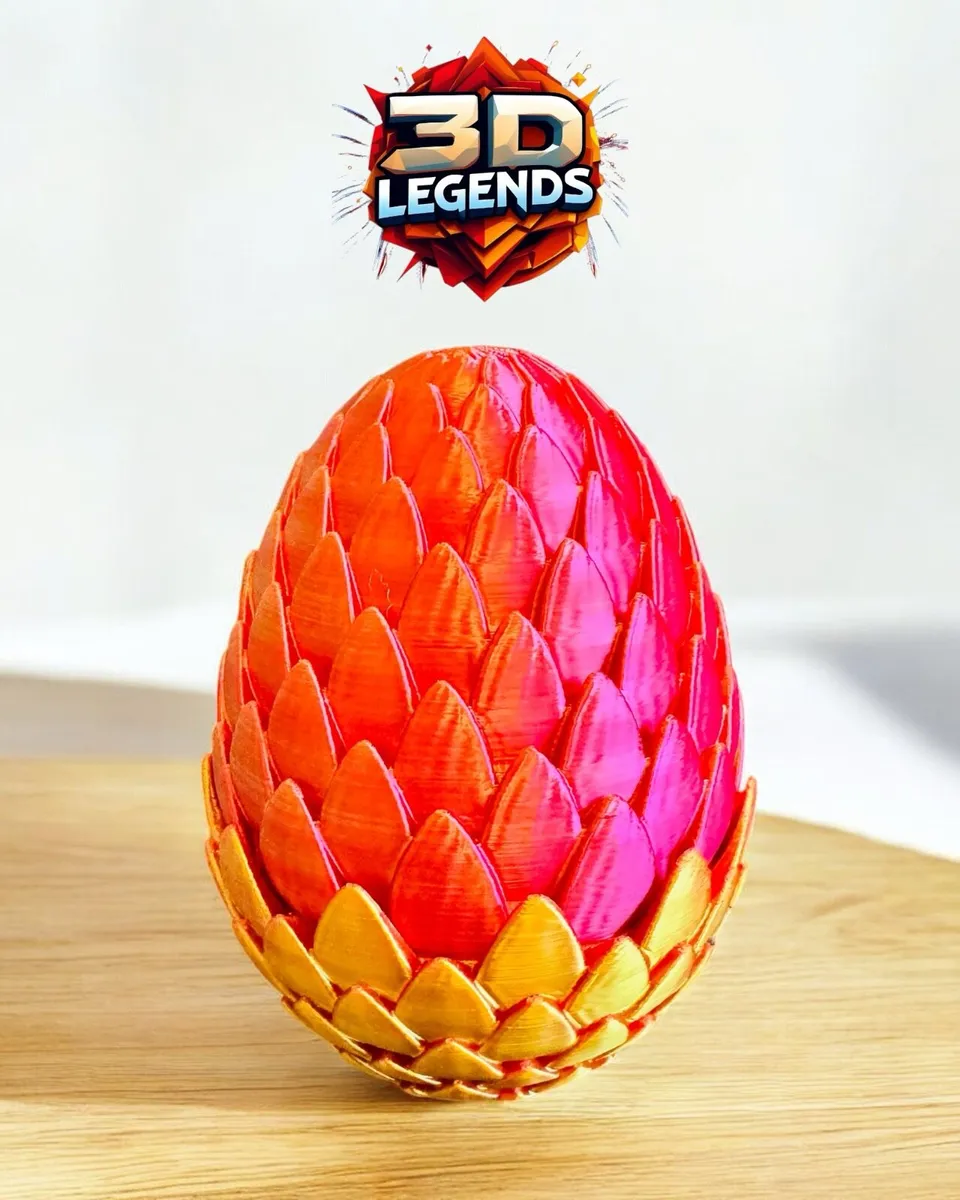 3D printed dragon with egg - Image 4