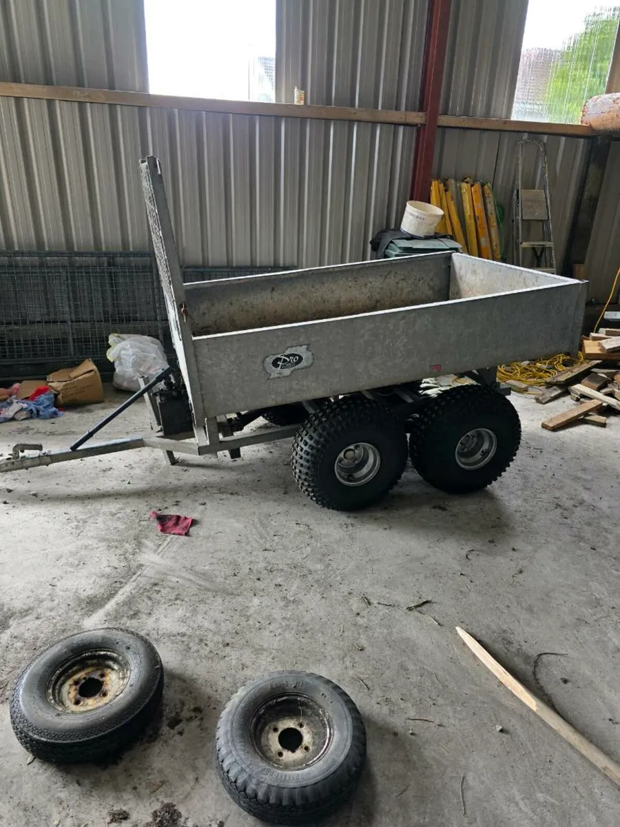 Tipper Quad trailer with creels & Horse box - Image 3