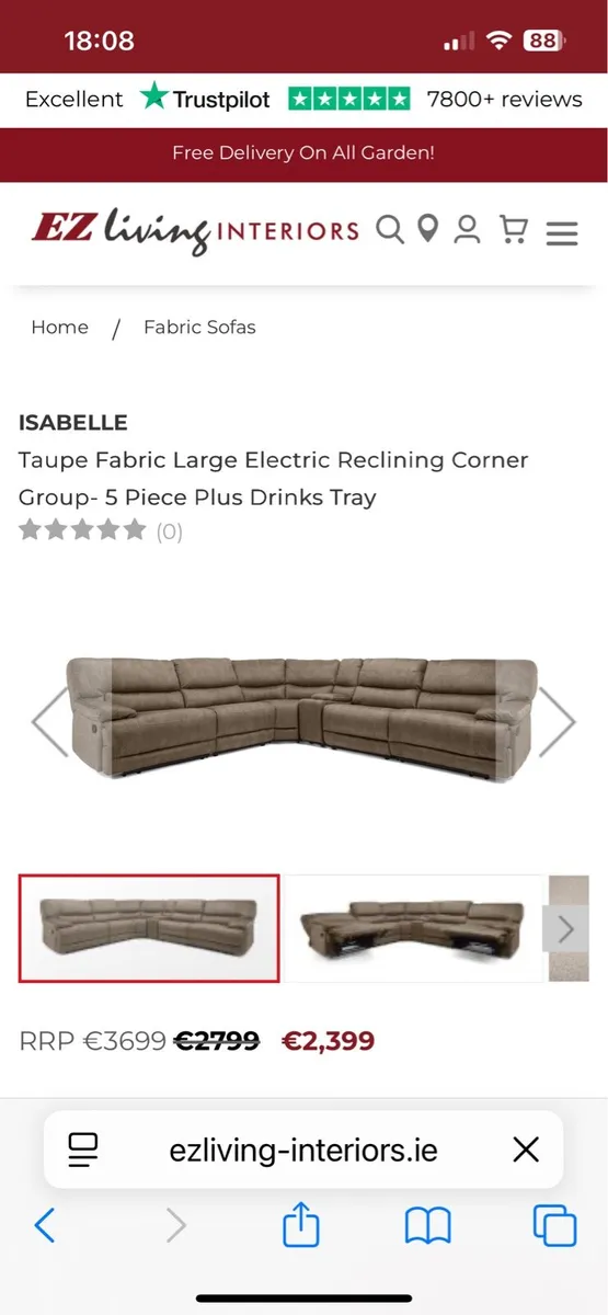 Reclining couch - Image 2