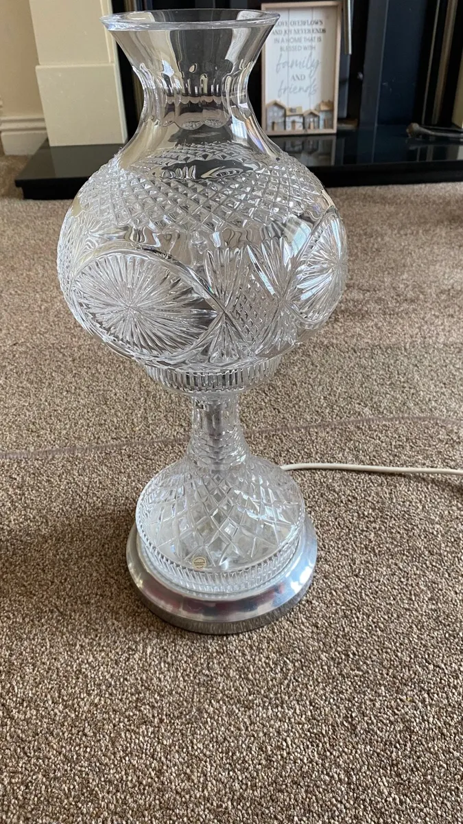 Tipperary Crystal Glass Table Lamp - Image 3